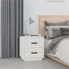 Image de vidaXL Table de chevet Blanc 40x34x45 cm Bois de pin massif818327