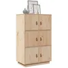 Image de 820172 vidaXL Buffet haut 67x40x1085 cm Bois massif de pin
