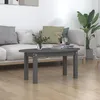 Image de vidaXL Table basse Gris 80x40x35 cm Bois massif de pin 822349