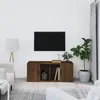 Image de 816807 vidaXL Meuble TV Chêne marron 100x35x40 cm Bois dingénierie