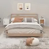 Image de 816865 vidaXL Tables de chevet murales 2 pcs Blanc 50x30x47 cm