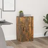 Image de 819417 vidaXL Buffet Chêne fumé 40x33x70 cm Bois dingénierie