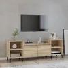 Image de 821199 vidaXL Meuble TV Chêne sonoma 160x35x55 cm Bois dingénierie