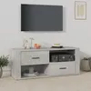 Image de 823103 vidaXL Meuble TV Gris béton 100x35x40 cm Bois dingénierie