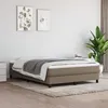 Image de 3120512 vidaXL Sommier à ressorts de lit Taupe 140x190 cm Tissu