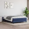 Image de vidaXL Cadre de lit à lattes bleu 140x190 cm tissu 3120514