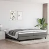 Image de vidaXL Cadre de lit à lattes Lit Rembourré avec Pieds Lit Double avec Sommier à Lattes Lit Adulte de Chambre Moderne 3120541