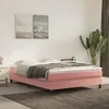 Image de vidaXL Cadre de lit à lattes Lit Rembourré Lit Double avec Sommier à Lattes Lit Adulte de Chambre à Coucher Moderne 3120771