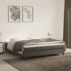 Image de vidaXL Cadre de lit à lattes gris foncé 160x200 cm velours 3120779
