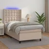 Image de vidaXL Cadre de lit à lattes Lit Rembourré Lit Simple avec Sommier à Lattes Lit Adulte de Chambre à Coucher Moderne 3121030