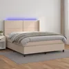 Image de vidaXL Cadre de lit à lattes Lit Rembourré Lit Double avec Sommier à Lattes Lit Adulte de Chambre à Coucher Moderne 3121066