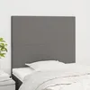 Image de vidaXL Tête de Lit Meubles de Chambre à Coucher Accessoires de Lit Simple Têtes de Cadre de Lit Intérieur Gris Foncé 3116027
