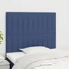Image de vidaXL Tête de Lit Meubles de Chambre à Coucher Accessoires de Lit Simple Têtes de Cadre de Lit Intérieur Bleu 80x5x118/128 3116550
