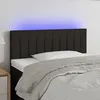 Image de vidaXL Tête de Lit à LED Meuble de Chambre à Coucher Accessoire de Lit Simple Tête de Cadre de Lit Intérieur Noir 3121842
