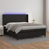 Image de vidaXL Sommier à Lattes de Lit avec Matelas et LED Lit Rembourré Lit Double Lit Adulte de Chambre à Coucher Intérieur 3139277