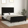 Image de vidaXL Cadre de lit avec tête de lit Noir 140x200 cm Velours3125637