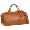 Image de MUSTANG Sac de voyage marron en cuir pour femme et homme - Catania Travel Bag Cognac 134685