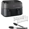 Image de Airfryer - GENERIC - série 3000 - 9 L - 2 tiroirs - Technologie Rapid Air