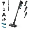 Image de Aspirateur balai sans fil noir - Philips - Autonomie 80 min - Temps de charge 65 h - Batterie Li-Ion - Nettoyage à sec