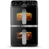 Image de Friteuse sans huile PHILIPS - Airfryer Série 4000 Vertical Duo NA461/00 - Capacité 10 L - Double cuve - 2750W