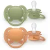 Image de Avent Ultra Soft   Sucette en silicone ultra douce 18 mois +   Pour peaux sensibles   2 pièces