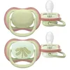 Image de Avent Ultra Air Day and Night 2 Sucettes 6-18 Mois