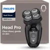 Image de Rasoir pour la tête - PHILIPS - HS5980/15 Pro 5000 - Tête flexible 360° - Lames ComfortCut - Autonomie 60 min