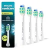 Image de Têtes de brosse de rechange - PHILIPS - InterCare /87 - Poils extra-longs anti-plaque - Pack 4 - Compatible Sonicare