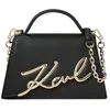 Image de Karl Lagerfeld K/Signature - Sac bandoulière Noir-Or 240W3003-A1W30036-992