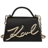 Image de Karl Lagerfeld K/Signature - Petit sac bandoulière Noir-Or 240W3004-A1W30038-992