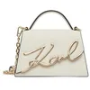 Image de Karl Lagerfeld K/Signature - Petit sac bandoulière Blanc-Casse 240W3004-A1W30038-110