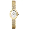 Image de Montre femme - ROSEFIELD - Mini Oval Gold - Acier doré - Cadran nacre blanche - Étanchéité 3 ATM