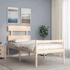 Image de vidaXL Lit pour personne âgée sans matelas bois massif 3195316