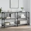 Image de vidaXL Table console sonoma gris 150x29x75 cm bois dingénierie 834108