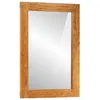 Image de Miroir de salle de bain en bois dacacia - vidaXL - 50x70 cm - Bois dacacia massif - Fixation murale - Image claire