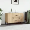Image de vidaXL Buffet chêne sonoma 100x36x60 cm bois dingénierie 828183