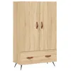Image de vidaXL Buffet haut chêne sonoma 69 5x31x115 cm bois dingénierie 828207