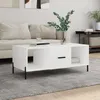 Image de vidaXL Table basse blanc 102x50x40 cm bois dingénierie 829308
