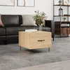 Image de vidaXL Table basse Chêne sonoma 50x50x40 cm Bois dingénierie 829386