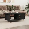 Image de vidaXL Table basse noir 90x50x40 cm bois dingénierie 829469