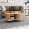 Image de vidaXL Table basse chêne sonoma 90x50x40 cm bois dingénierie 829487