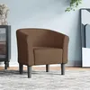 Image de vidaXL Fauteuil Cabriolet Chaise avec Accoudoirs Canapé avec Dossier Siège Rembourré Meuble de Salon Chambre Bureau 356428