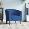 Image de vidaXL Fauteuil Cabriolet Chaise avec Accoudoirs Canapé avec Dossier Siège Rembourré Meuble de Salon Chambre Bureau 356431