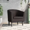 Image de vidaXL Fauteuil Cabriolet Chaise de Relaxation Siège avec Dossier et Accoudoirs Canapé de Bureau Salon Chambre à Coucher 356487