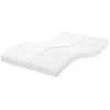 Image de vidaXL Matelas en mousse blanc 140x190 cm 7 zones dureté 20 ILD matelas de lit matelas de lit de jour matelas en mousse 356355