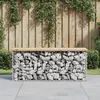 Image de vidaXL Banc de jardin design de gabion 103x315x42 bois massif de pin siège de jardin banc de parc banc de pique-nique 834350