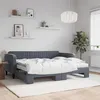 Image de vidaXL Lit de Jour avec Lit Gigogne et Matelas Canapé-lit Lit dInvité Meuble de Chambre à Coucher Salle de Séjour 3197088