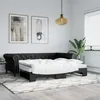 Image de vidaXL Lit de jour avec lit gigogne noir 90x200 cm similicuir 3197723