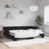 Image de vidaXL Lit de jour avec lit gigogne noir 80x200 cm velours 3197768