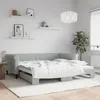 Image de vidaXL Lit de jour avec lit gigogne gris clair 100x200 cm velours 3197778
